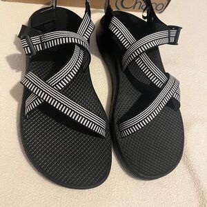 Chaco Monochrome Striped Sandals